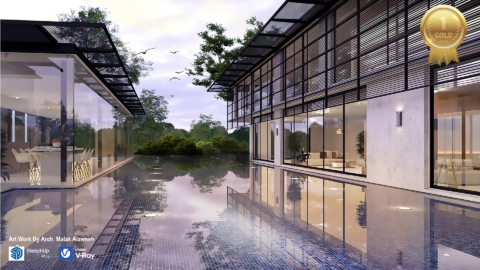 Art work rendered by Arch. Malak Alwaneh 